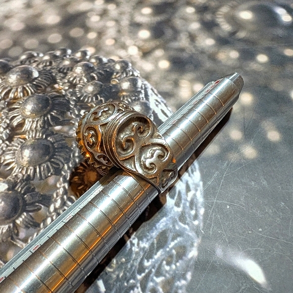 RARE Robert Wander WINC 18kt Sterling Artisan Ring - Picture 5 of 8